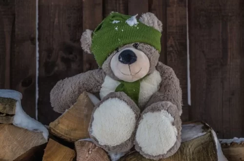 Build-A-Bear plush collection display