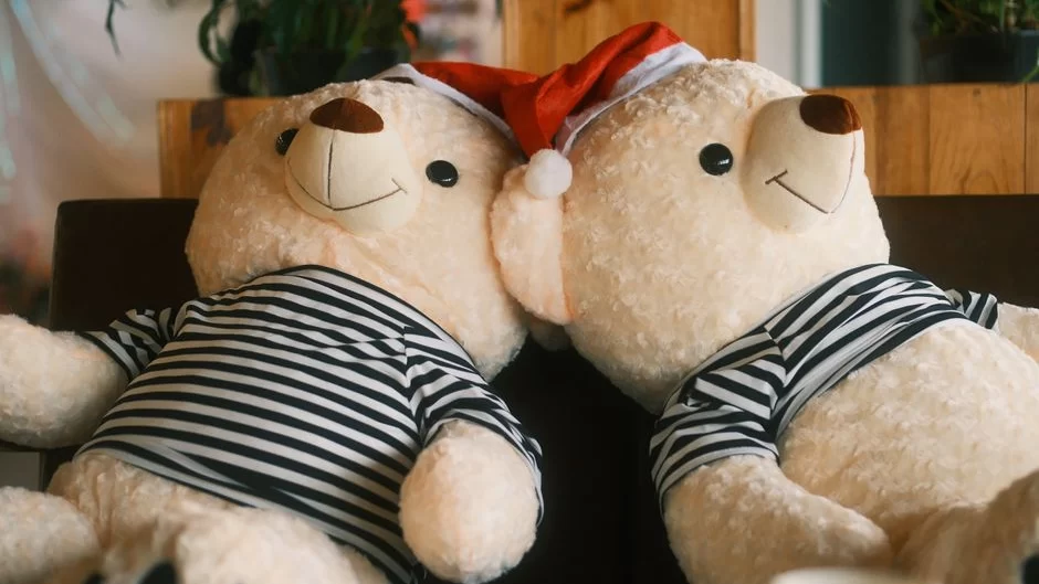 Build-A-Bear plush collection display ed
