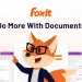 Foxit PDF software interface overview